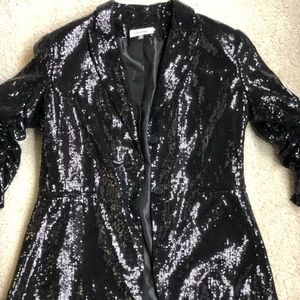 Calvin Klein Sequin Blazer